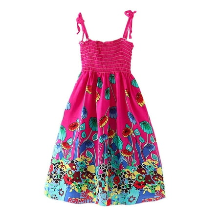 

Matching Family Outfits Summer Mother Daughter Sunflower Slim Mini Dress Mommy And Me Boho Suspender Dress Holiday Casual Pajamas Set Hot Pink 6 Years - 7 Years