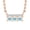 Aquamarine, variant on Collection Round White Diamond & Ruby Horizontal Bar Pendant for Women with 18 Inch Silver Chain (0.05 ctw, Color I-J, Clarity I2-I3) in 925 Sterling Silver
