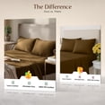 thumbnail image 2 of Queen Size 4 Piece Microfiber Sheet Set with Deep Pocket Fitted Sheet, Soft Hotel Style Bedding, Embroidered Pillowcases and Convenient Side Storage Pocket, 2 of 8