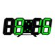 thumbnail image 1 of Reloj de pared Irfora Reloj de pared LED 3D multifuncional Bloqueo de mesa digital Pantalla de temperatura Reloj despertador de pantalla grande para el hogar Sala de estar Oficina Almacén Irfora Reloj de pared, 1 of 7