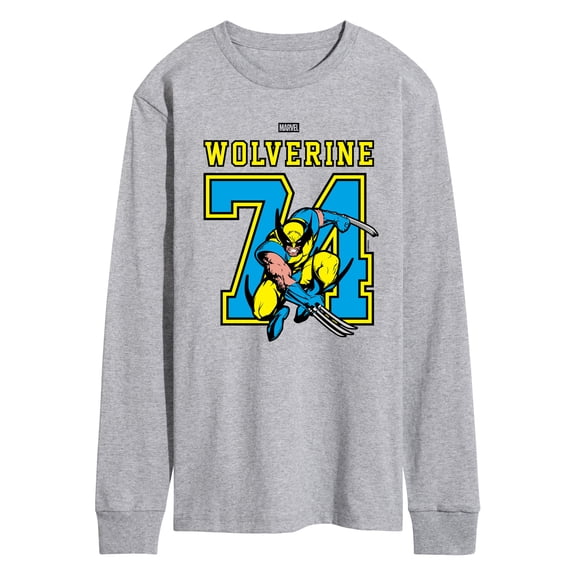 Marvel - Wolverine Jersey - Men's Long Sleeve Graphic T-Shirt