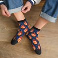 thumbnail image 3 of Pofeuu American Football and Fire Flames Print 30cm Socks, Adult Running Hiking Socks for Youth and Adult, 3 of 7