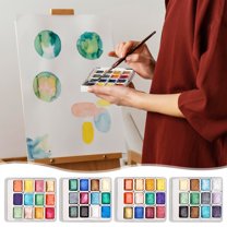 Forestry Shifting Watercolor Painting Set, Forestry Paint - 12 Colors Glitter Paint Kit