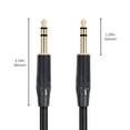 thumbnail image 2 of Cable TRS de 1/4 pulgada 1M 2M 3M 5M 10M 635mm Cable de ruta de Audio equilibrado con conector estéreo, 2 of 9