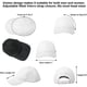 thumbnail image 4 of Sonducket Gorras de béisbol luminosas de fibra óptica intermitente Festival de música Sombrero recargable de Halloween Sombreros de rendimiento de Sombreros Blanco Colorido Sonducket AP012254-01, 4 of 6