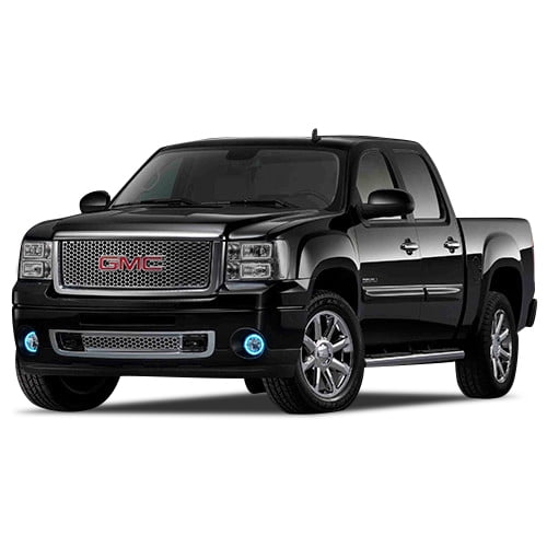 Flashtech Blue LED Halo Ring Fog Light Kit for GMC Sierra 1500 0813