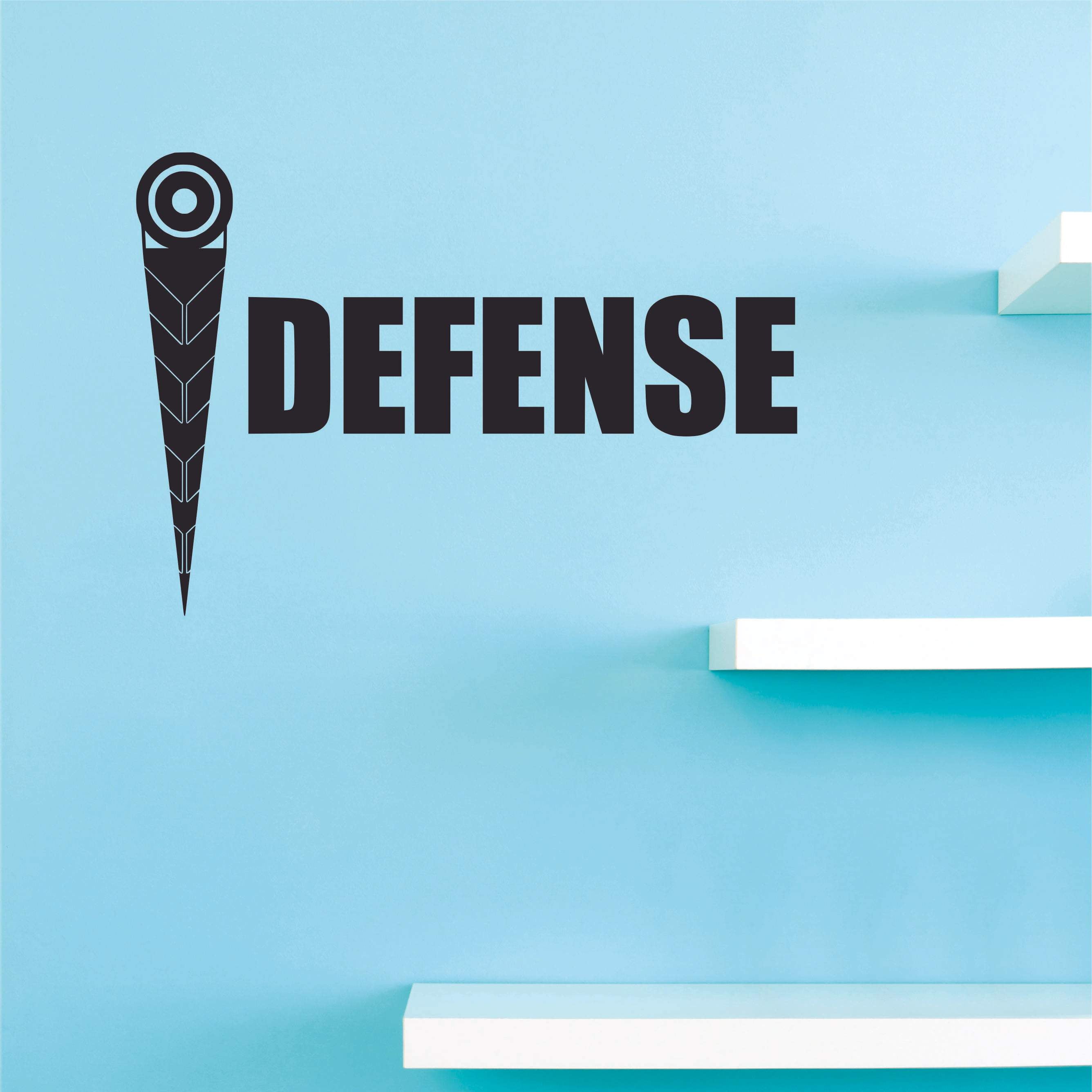 Defense Cool Wall Art Sticker - 20