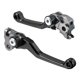 thumbnail image 1 of 1 Par Motocicleta Embrague Freno Palancas Ajustables Plegables Negro, 1 of 6