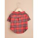 thumbnail image 4 of PETSIN 1pc Tartan Pattern Pet Shirt, 4 of 5
