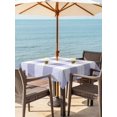 thumbnail image 3 of Outdoor Tablecloth with Umbrella Hole and Zipper, Purple Plaid Waterproof Patio Tablecloth for Dining 60''x60'', Spring Summer Farmhouse Buffalo Checkered Wipeable Table Cover for Picnic BBQ Party, 3 of 9