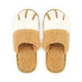 thumbnail image 3 of PULLIMORE Cute Animal Slippers for Women and Men Soft Fluffy Warm Non-Slip Couple Style Shoes Anti-Skid House Shoes（Yellow,38/39）, 3 of 10