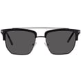 thumbnail image 2 of Calvin Klein Men's Matte Black Geometric Brow-Line Sunglasses - CK19301S-001, 2 of 4
