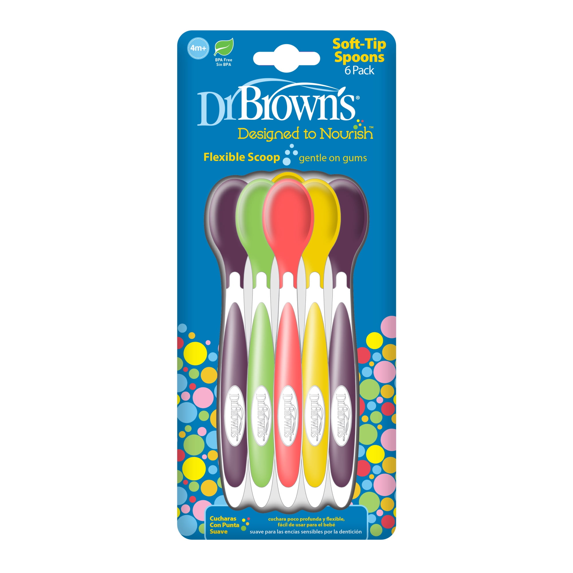 Dr. Brown's® Designed to Nourish™ TempCheck Spoons, 4-Pack