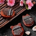 thumbnail image 3 of Piano de pulgar Symtmetry Symmetry, exquisito piano de pulgar de 8 teclas, corazón de amor de cristal, 3 of 5