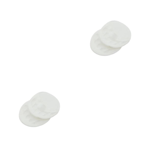 Sonducket 1 par de calcetín de algodón para antepié para mujer, almohadilla suave antiampollas para los dedos de los pies, para caminar, Blanco 2Conjunto