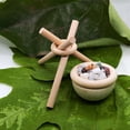 thumbnail image 4 of 1 Pack Wooden Rack Essential Oil Diffuser, Scented Air Oil Diffuser Small Aromatherapy Aroma Diffuser, Mini Stone Diffuser, Diffuser, Diffuser For Home, Wardrobe, Bathroom, 4 of 5