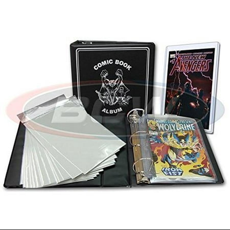 BCW Comic Book Collector Starter Kit (Comes with Album, Pages, Bags, Backing