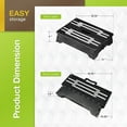 thumbnail image 5 of BodyHealt Portable Folding Riser Step Stool - Black - Exact Color, 5 of 10