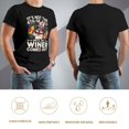 thumbnail image 5 of It's Not The 4th of July Until My Wiener Comes Out Men's Cotton Short Sleeve HD Print Tee for Casual T-Shirt Crew Neck Top Black 3XL, 5 of 7