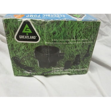 Greatland Electric 12 Volt AC Air Pump for Air Mattress Inflatables