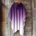 thumbnail image 6 of YanHoo Women's Hooded Cloak Gradient Color Cape Holiday Outwear Halloween Costumes Womens Witch Costume, 6 of 8