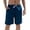 Navy, variant on Mens Swim Trunk Summer Beach Shorts Drawstring Elastic Waist Short Lightweight Outdoor Quick Dry Shorts
