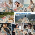 thumbnail image 5 of Boho Morocco Cooling Blanket,Lightweight Breathable Summer Throw Blanket with Double Sided Cold Effect,Retro Farmhouse Ethnic Neutral Aesthetic Picnic Blankets Bed Sheet for Hot Sleepers 50"x60", 5 of 8