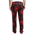 thumbnail image 4 of Miles Morales Spider-Man: Across the Spider-Verse Logo AOP Men's Black Sleep Pajama Pants-XXL, 4 of 6