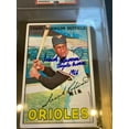 thumbnail image 2 of 1967 Topps Frank Robinson Signed Jumbo Baseball Card 1966 Triple Crown PSA DNA, 2 of 4