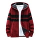 thumbnail image 1 of Hombres Casual Patchwork Manga larga Tejido con capucha Cárdigan Cremallera Suéter Abrigos Pompotops  oipoqjl10640, 1 of 2