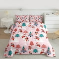 thumbnail image 2 of Manfei Cute Snowman Bedding Comforter Set for Girls, Dreamy Christmas Snowflake Twin Comforter Sets, Fairy Tale Reversible Bedding Set, Super Cozy Room Decor, 2-Piece, 2 of 8