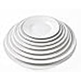 thumbnail image 4 of Restaurant Value, Stoneware Wide Rim with Rolled-edge, Bright White Plate 6.25", Case of 36, 4 of 4