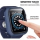 thumbnail image 5 of 12 Pack Case with Tempered Glass Screen Protector for Apple Watch 44mm SE 2 Series 6 5 4 SE, Full Protective Matte PC Cover for Iwatch 44mm Accessories (12 Packs, 44mm), 5 of 5