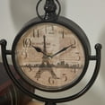 thumbnail image 6 of DecMode 12" Black Metal Clock with Swing Stand, Set of 4, 6 of 12