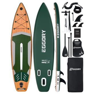 AISUNSS Inflatable Stand Up Paddle Board 10.6ft with Fishing