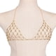 thumbnail image 1 of de metal cadena lencería malla halter bikini top flecos Vereinskleidung collar Yinane cadena sujetador cuerpo, 1 of 6