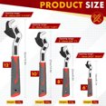 thumbnail image 2 of Multifunctional Self-Locking Wrench - 6, 8, 10, 12 Inch Adjustable Pipe Wrench With Non-Slip Handle, Chrome Vanadium Alloy Steel (10 In), 2 of 11