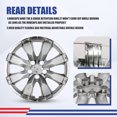 thumbnail image 5 of 4Pcs/Set Hubcaps,16 inch Wheel Rims Cover for 2014-2016 Toyota Corolla Compatible with Steel Wheels,Snap on Installation ABS+PC,Chrome, 5 of 7