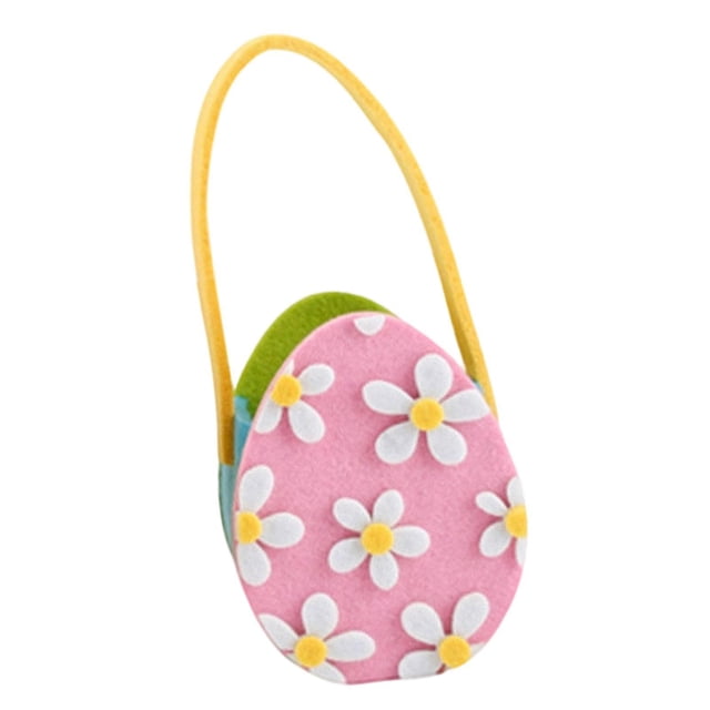 Bolsa de regalo de flores de Pascua, recuerdo de fiesta, dulces reutilizables, niños, truco o trato, linda Rosa