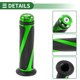 thumbnail image 5 of Empuñaduras de Manillar Universales de 7/8" 22mm y 15/16" 24mm de Unique Bargains, Cubierta de Caucho y Aleación de Aluminio para Motocicleta, Scooter, Bicicleta, Negro Verde, 1 Par, 5 of 7