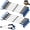 Blue, variant on Heavy Duty Lightweight Reacher with Ergonomic Handle & Non-Slip Grip, 6 Pack 32 Inch Commercial Trash Grabber for Elderly Assist, Multi-Use Outdoor Home Garden Cleanup Mobility Aid Tool