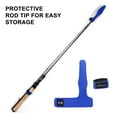 thumbnail image 3 of Fishing Rod Tip Protector Thicken Stretchable Fastener Tape Closure Fishing Rod Holders Carry Strap for Outdoor, 3 of 7