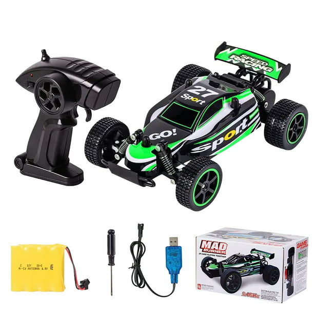SHUDAGENG Toy RC Racing Cars  High Speed Radio Remote Control Car 1:  20 2WD Racing Toy Cars Electric Vehicle Fast Race Buggy Hobby Car, Green -  