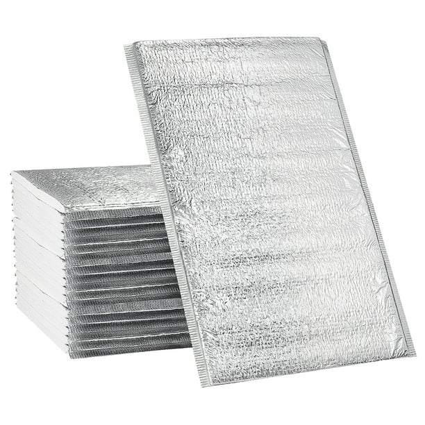 EeaseMX Hemoton - 20 bolsas térmicas desechables para comida de picnic, de aluminio, para llevar