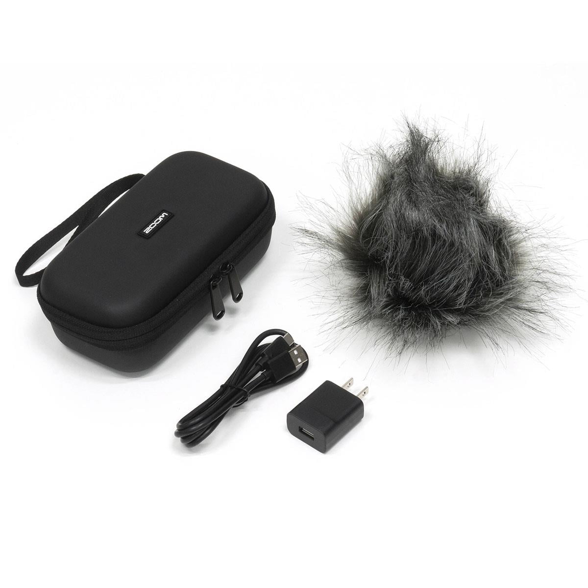 Zoom H4essential 4-Track 32-Bit Float Handy Recorder, Bundle with TAPH100 Headphones and APH-4E Accessory Pack