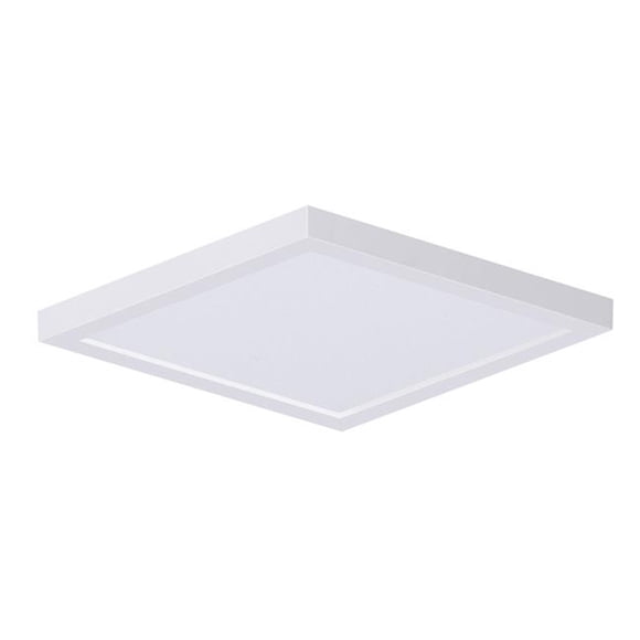 ET2 Lighting 57699WTWT 9 in. Chip 18W Sequre LED Flush Mount, White