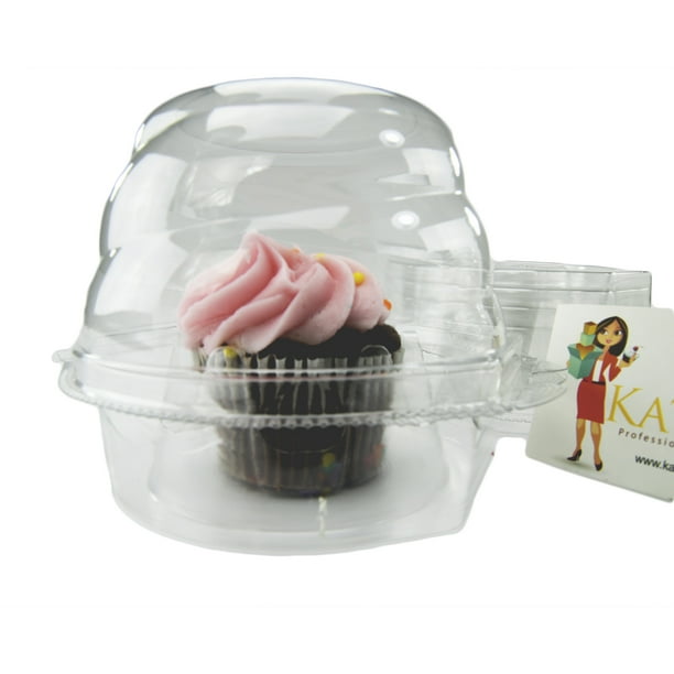 Katgely Single Cupcake Container - 12 per Pack - Walmart ... Katgely Single Cupcake Container - 12 per Pack - Walmart ...