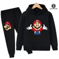 thumbnail image 1 of Super Mario Bros, 2024 Sudadera con capucha de manga larga para niños, pantalones largos, abrigo informal para niños y niñas, suéter lindo para niños, 1 of 1