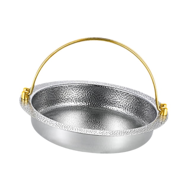 Sartén para sukiyaki, olla para sukiyaki, olla para nabe, sartén redonda para sukiyaki, olla para fideos, olla para cocinar colgante, olla para nabe S