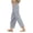 Light Gray, variant on Ediodpoh Linen Casual Pants High Waisted Bohemian Wide Leg Cropped Pants for Women Summer Fashionable Comfortable Beach Trousers Light Gray M